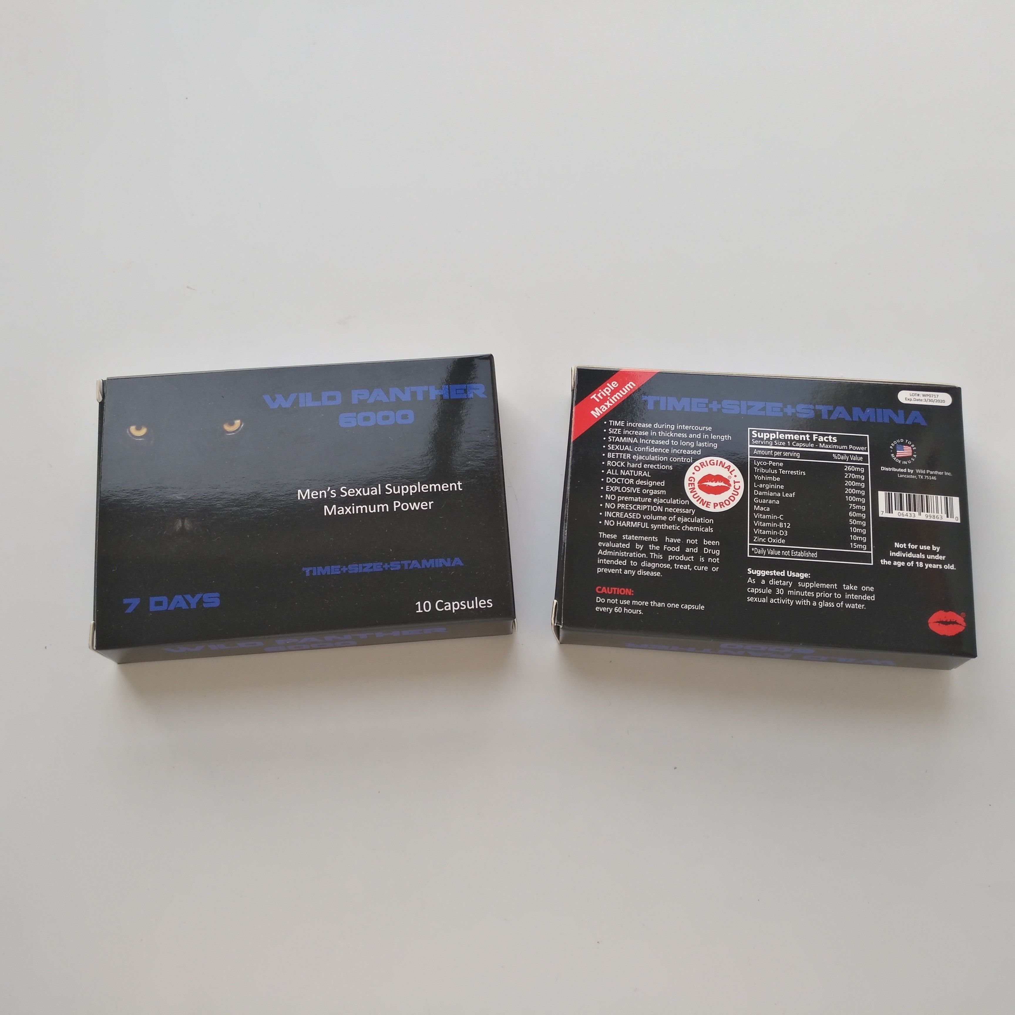 Custom Printed White Card Paper Health Care Pill Packaging Box