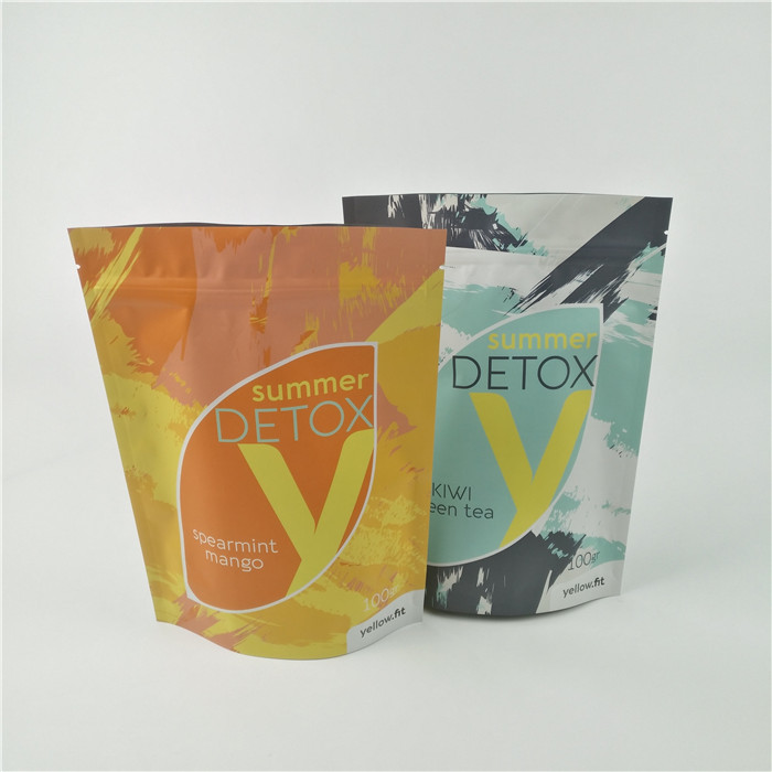 Food Grade Green tea packaging Custom printed tea bags with logo