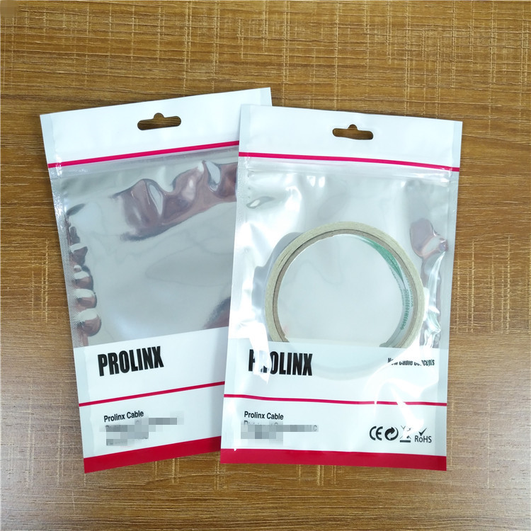 Digital Printing Transparent Flat Pouches Zip Lock Customized Plastic Bags