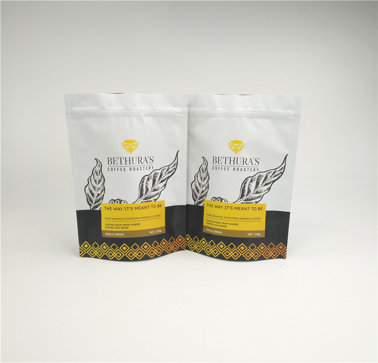 140mic MOPP Reusable Side Gusset Mylar Bag For Coffee Beans