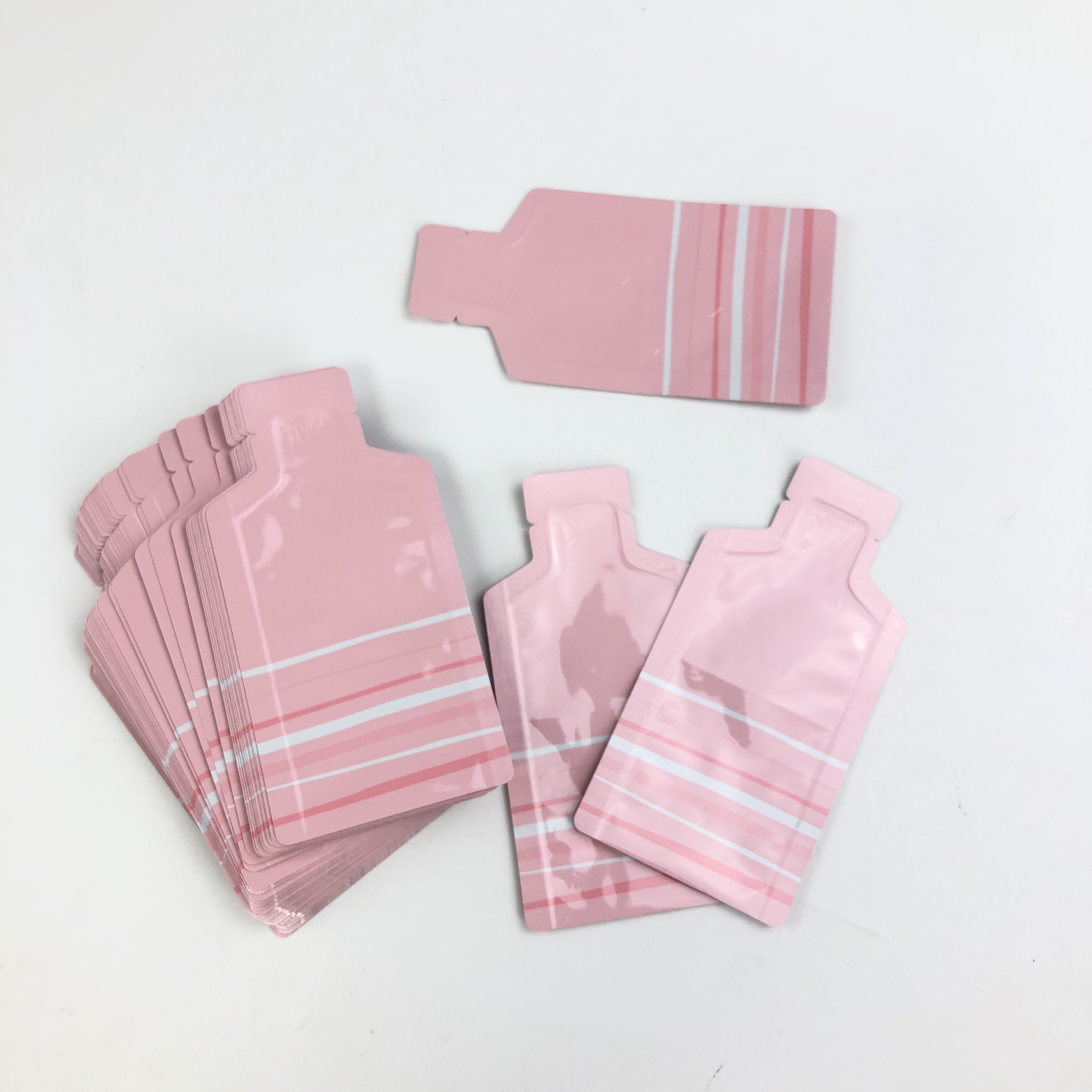 OEM Custom Pink Logo Size Resealable With Transparent Window For Dry Fruit Nuts Packaging Pouch