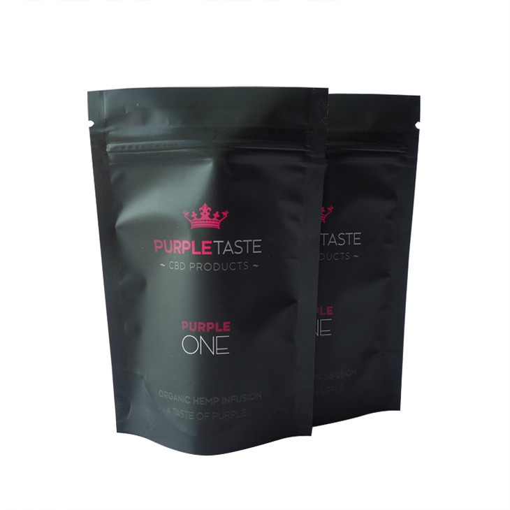 14g 28g Smell Proof Printed Foil CBD Mylar Bag With 