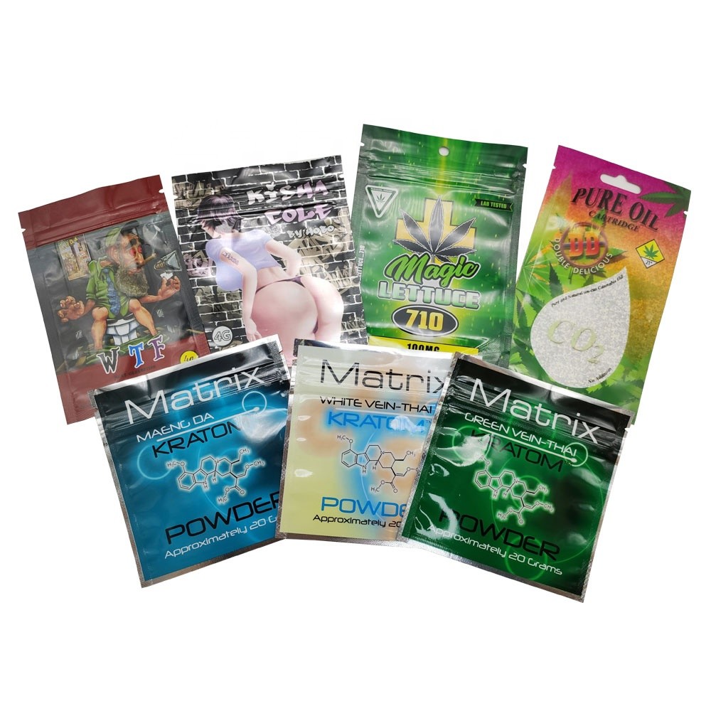 Edible Aluminum Foil Smell Proof Weed Buds Packaging