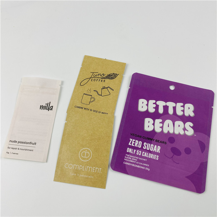 Gravnre Printing MOPP VMPET Three Side Seal Bag 