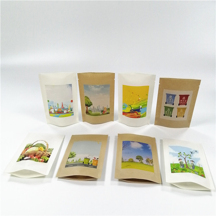 MOPP 100micron Biodegradable Smell Proof Mylar Pouch