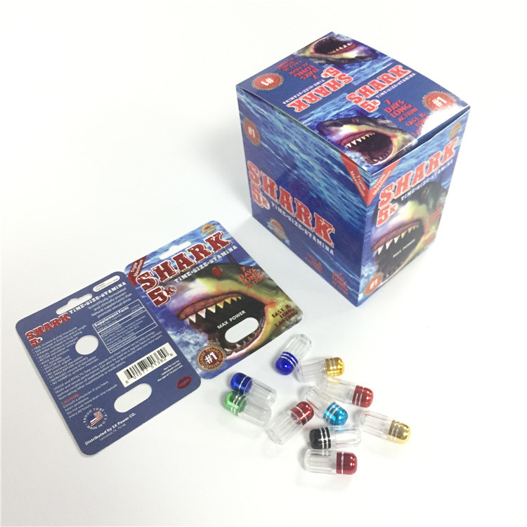 USA Market Sex Pills Paper Blister Card Pakcgaing For Rhino 7/ Rhino 69 / Tiger/ Black Mamba Pills