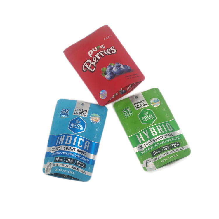 Flowers Hemp 7g 3.5g Aluminum Foil Cannabis Bags