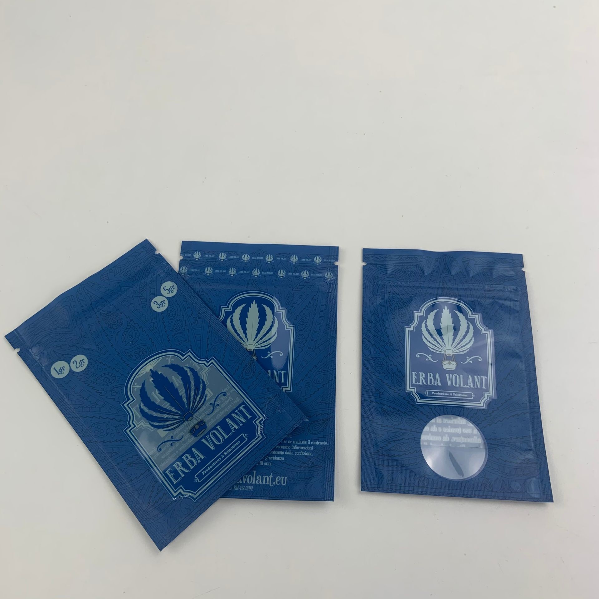 Aluminum Foil 240 Microns 50g Tobacco Packaging Pouches FDA