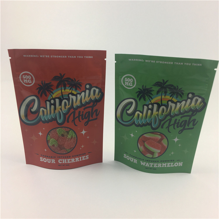 Cookies 3.5g VMPET 100micron Weed Stand Up Pouch For CBD