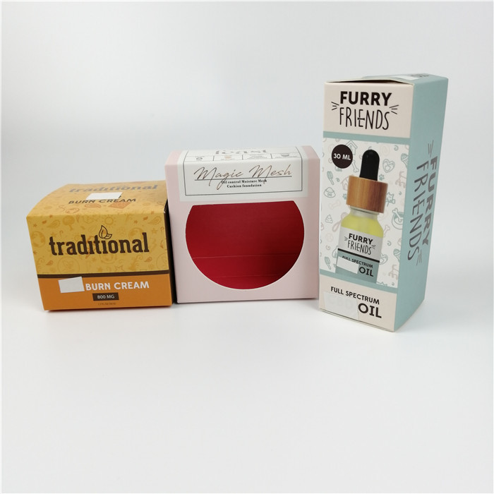 Hot Stamping Cardboard Cookies Custom Printed Paper Boxes with Private Logo