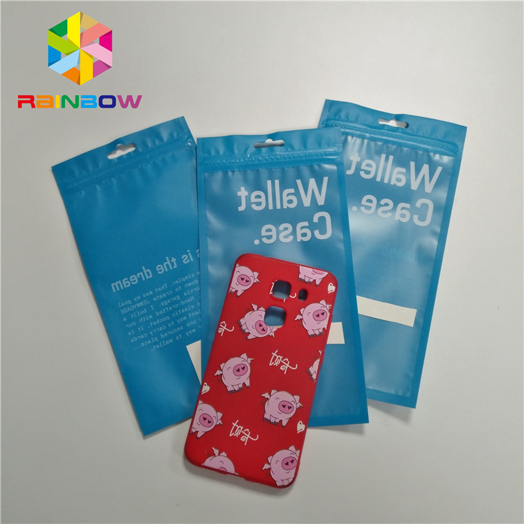  Clear Matte 3 Side Seal Flat Pouch for Phone Case Cover / Cables Packing