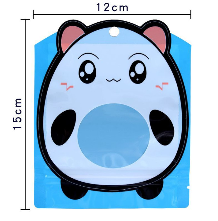 Irregular Shape 3 Side Heat Sealed Plastic Bags Smell Proof For Candy