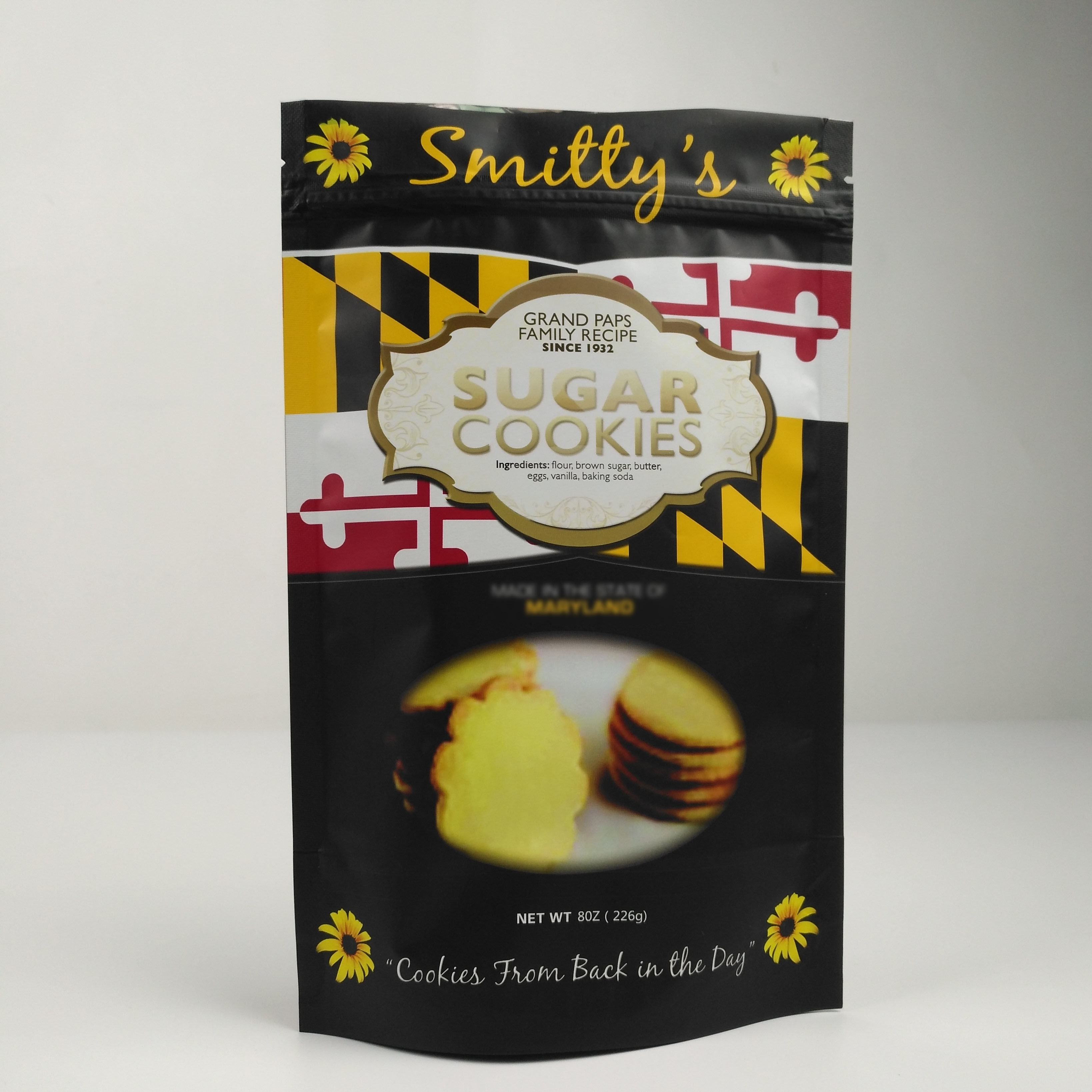 Plastic Mylar Standing Aluminum Foil Zipper Bag Smell Proof Customized Printed