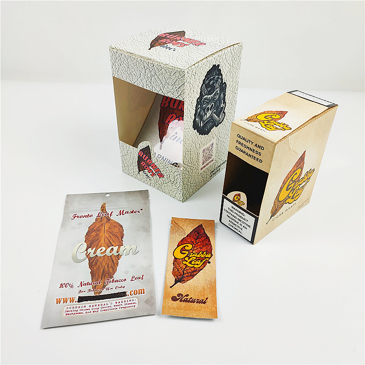 Small Moq Custom Printing Paper cigar Packaging Box
