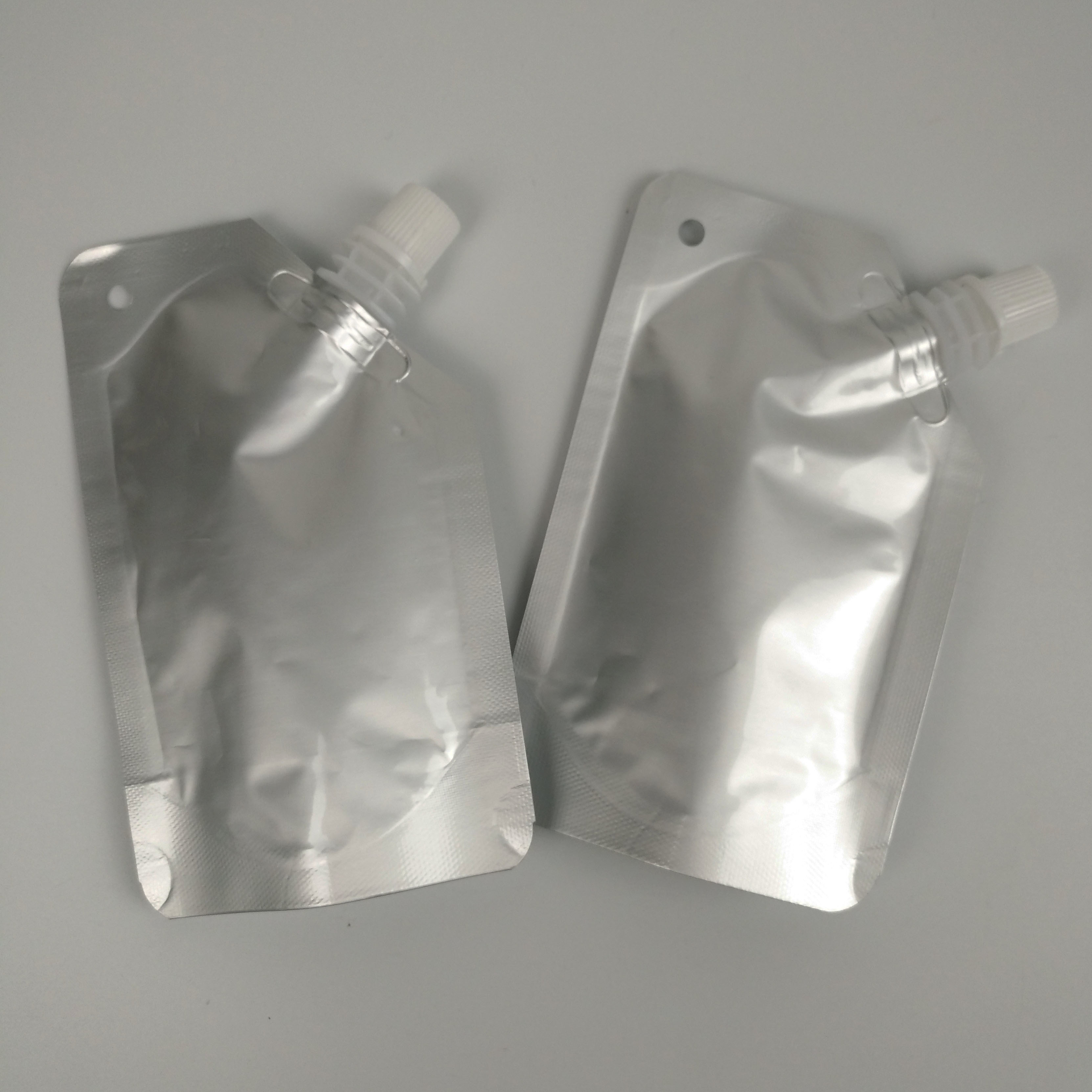 Aluminum Spout Pouch Stand Up Essential Oil Packaging Liquid Packaging Bag - Aluminum Spouted Water Spouch Wine Bag