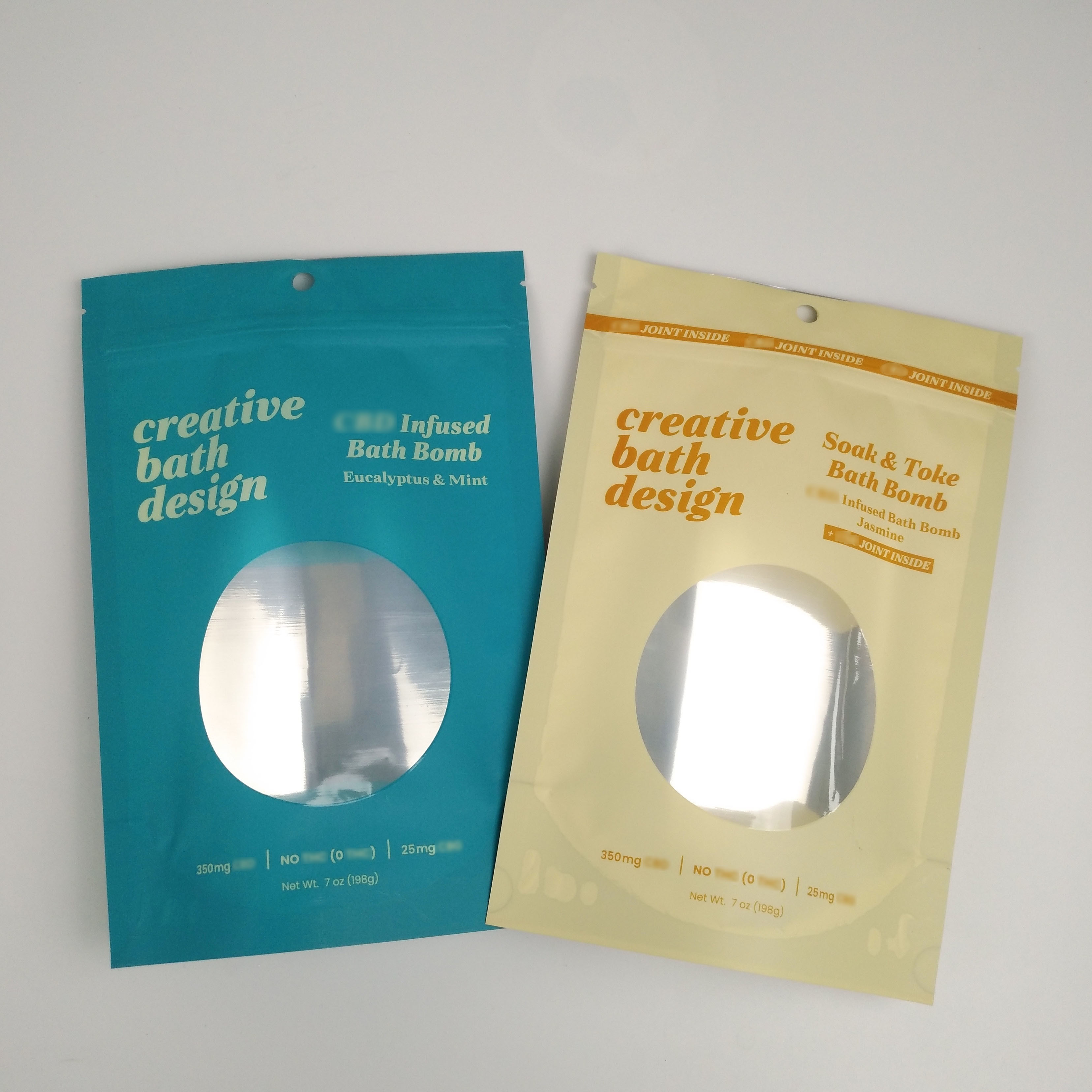 Bags With Clear Wholesale Smell Proof Food Storage Aluminum Resealable Mylar Bags Foil Stand Up Pouch With Clear Window