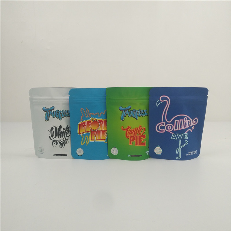 3.5 g Edibles Mylar Bags Smell Proof Candy Packaging Pouch Soft Gummy Edible Bag