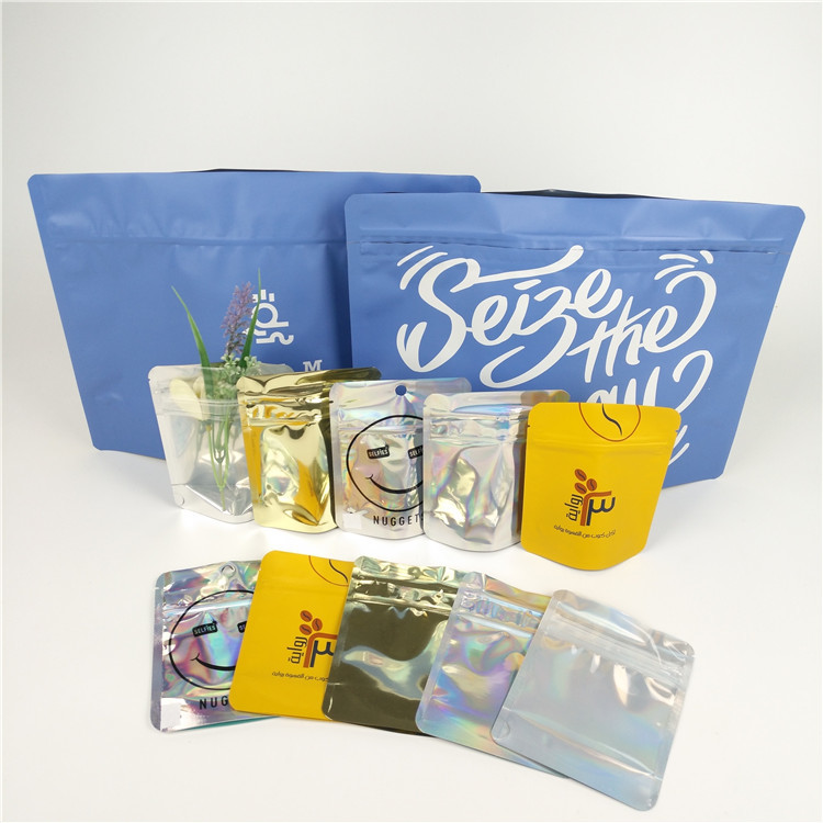 Cookie Flower Smell Proof Mylar Bag  Children Resistant Weed Bag