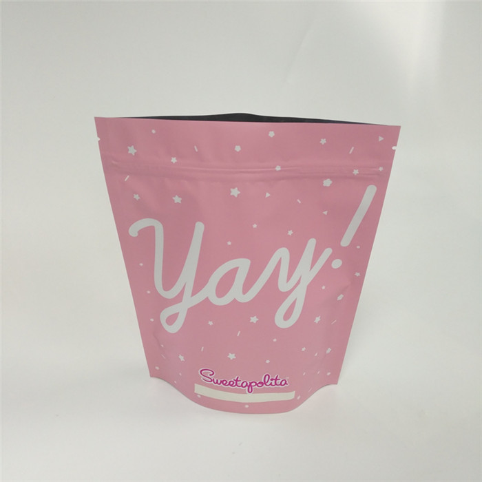 MOPP Metalized Aluminium Foil  Bags Matte Frosted Printing