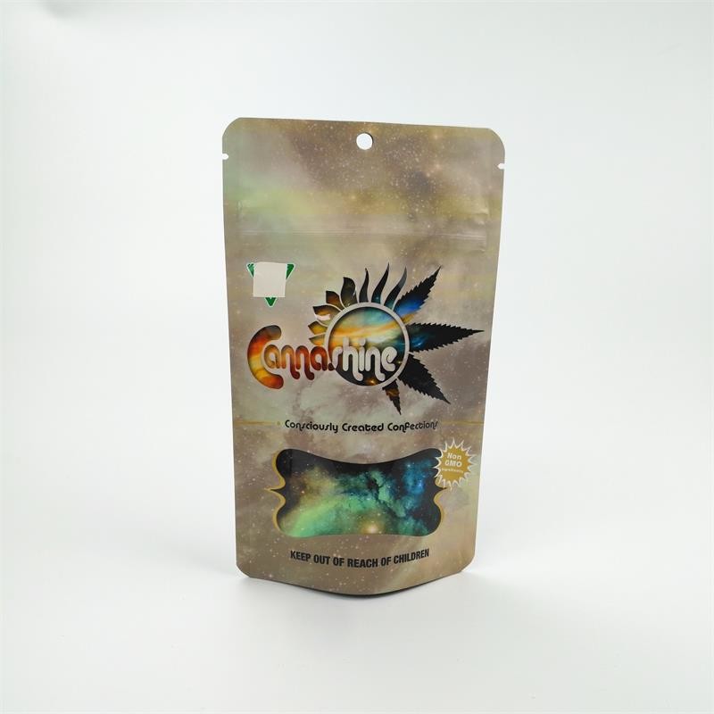 Smell Proof 3.5g Resealable Mylar Bag VMPET For Cookies