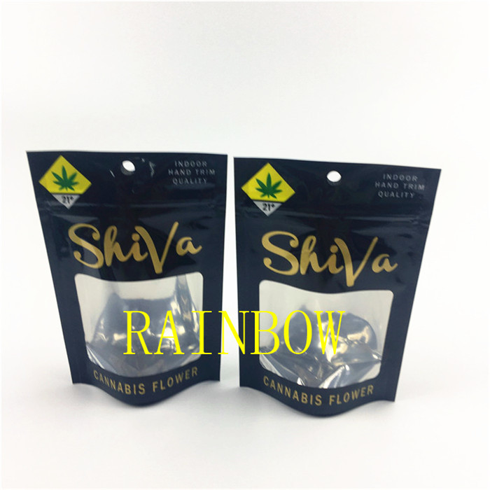 Digital printing stand up aluminum foil 1000mg edibles packaging snack mylar bags with zipper