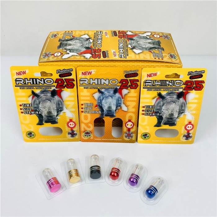 250G Ivory Rhino 69 1000k 3d Blister Card For Capsule Packaging