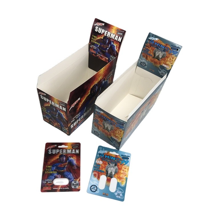 Rectangular Blister Card Packaging with 0.1mm Thickness and Eco-Friendly Material