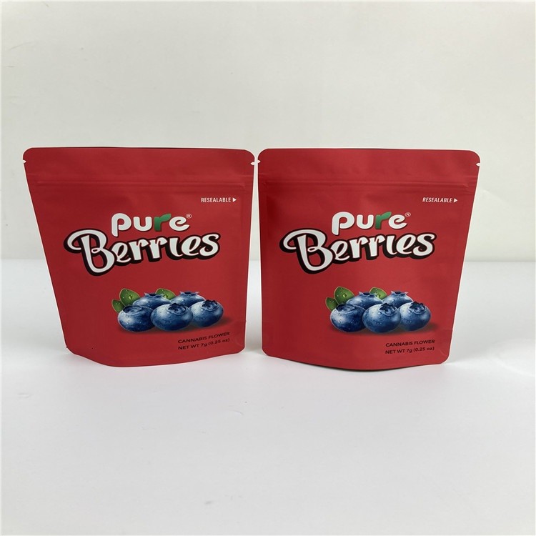 ISO BOPP VMPET Zip Lock Food Pouch Gravure For 3.5g Seeds