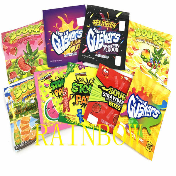 100mic VMPET CMYK Flat Mylar Foil Bags 120x150mm Candy Edibles Packaging Pouch