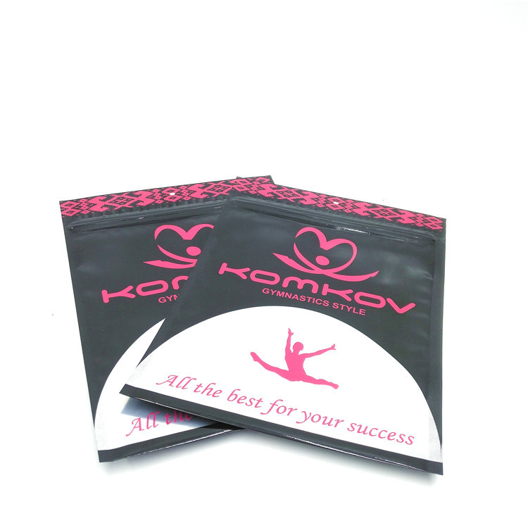 Sock 13x21cm MOPP Ziplock Plastic Zipper Bag VMPET Pantone For Sport Socks