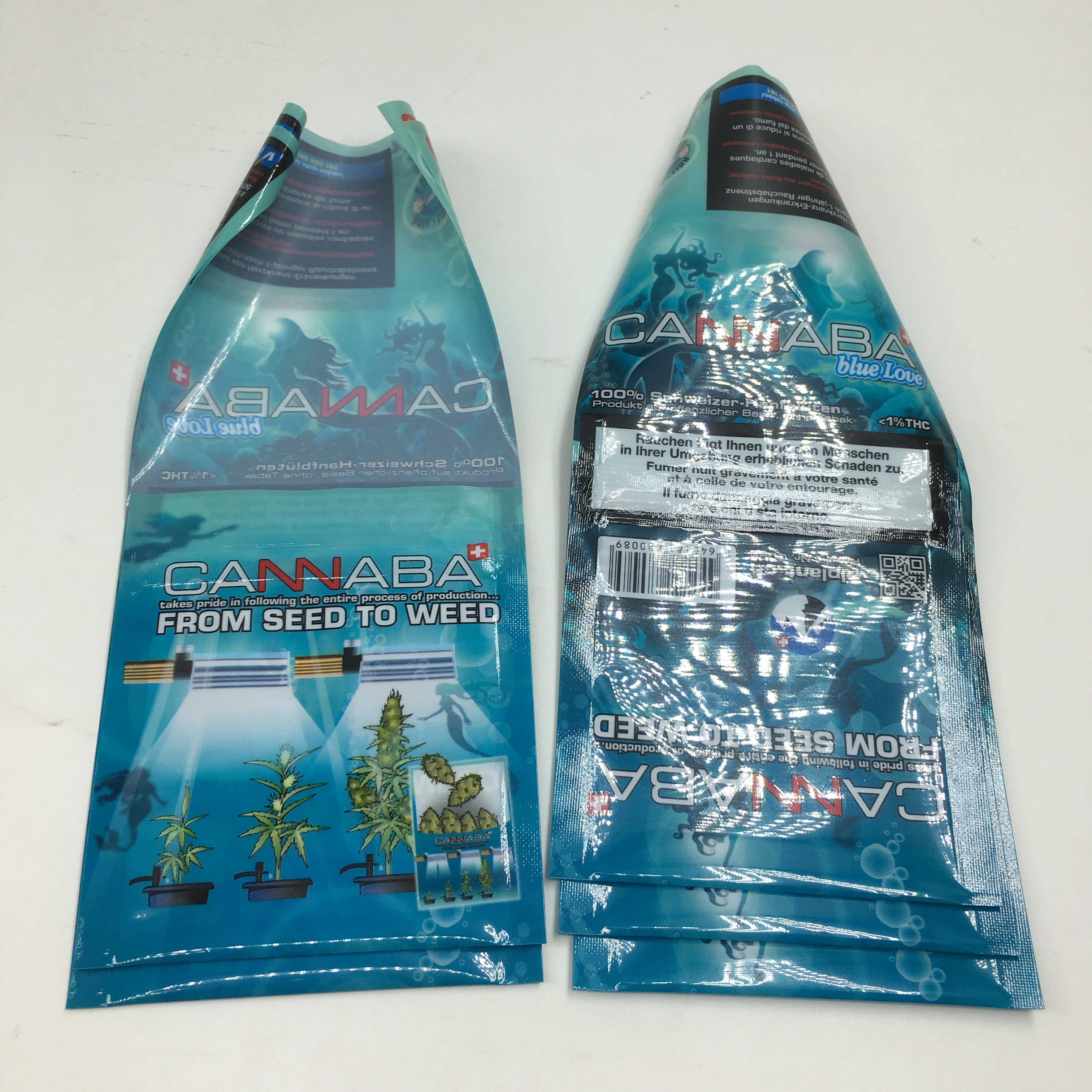 Digital Printing ZIplock Cigar Tobacco Leaf Packaging Bags Plastic Mylar Packaging Bags Plastic CBD Pockets Wrappers