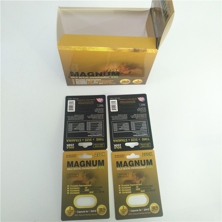 Pantone Sex Pills Packaging Card Rhino 69 3D Lenticular Packaging Card