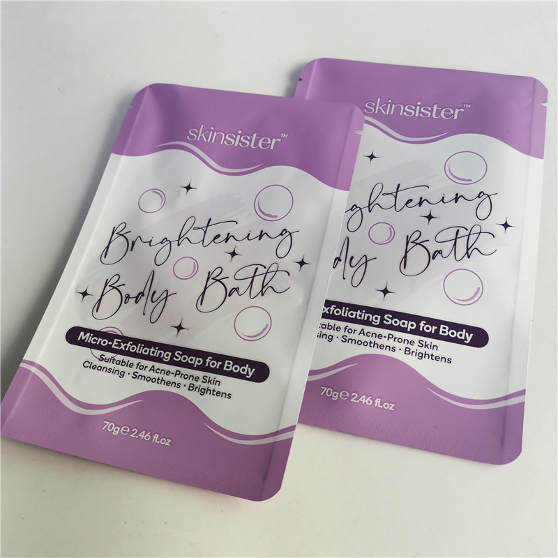 AL 0.7C 12C Resealable Laminated Snack Bag SGS MPET Cosmetic Zipper Bag