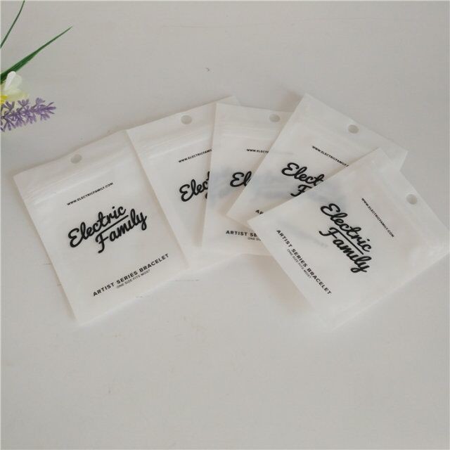 PET NY 200mic CMYK Plastic Pouches Packaging SGS VMPET For Earring Bracelet