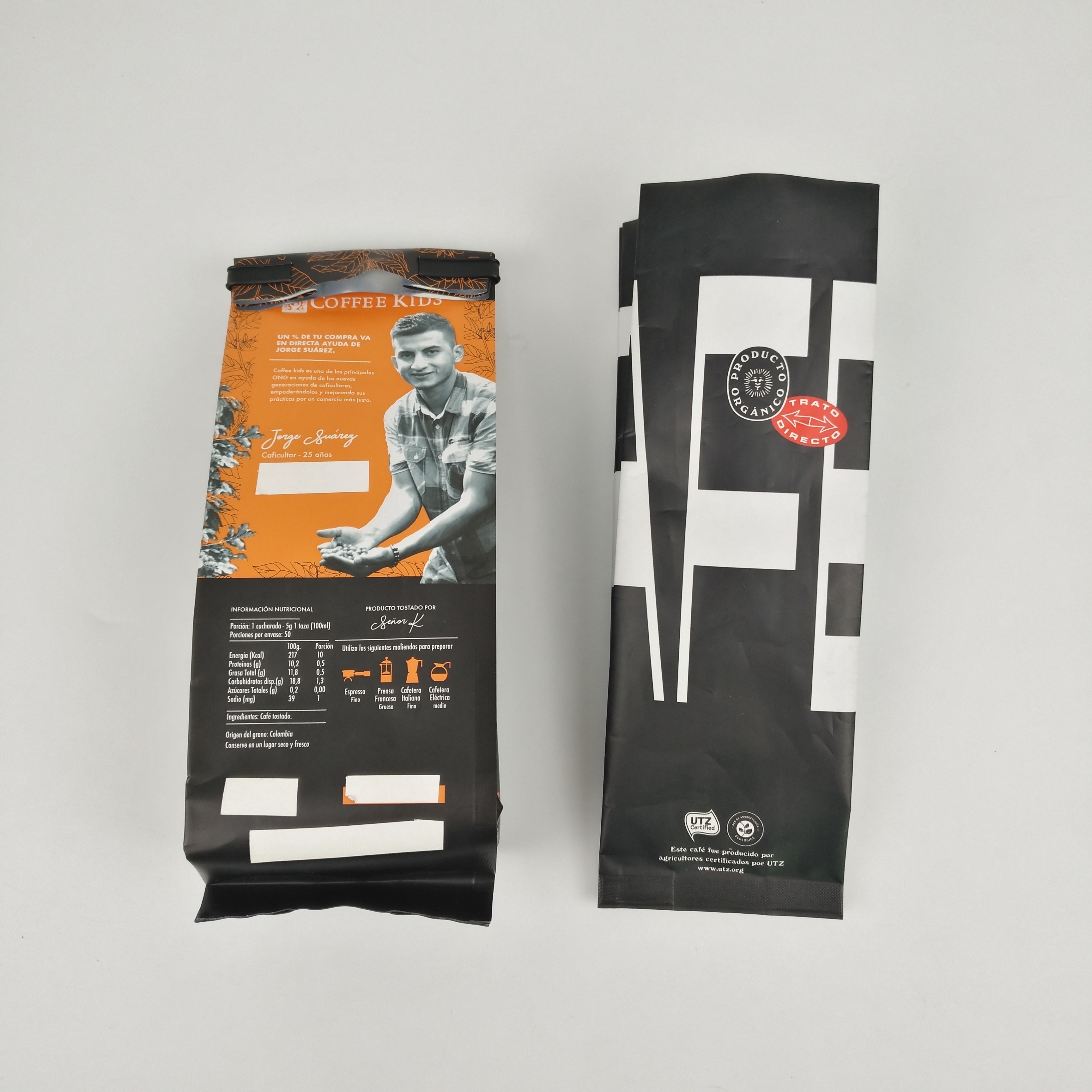 200mic CMYK Flat Bottom Packing Bag SGS 12C PE Side Gusset Zipper Bag