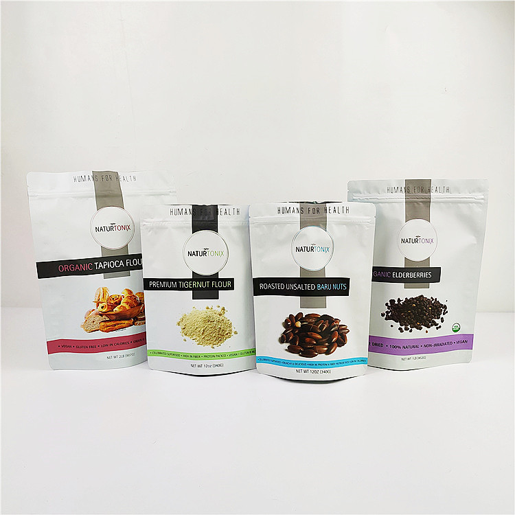 Assessed 200mic CMYK Aluminum Foil Ziplock Bag VMPET THC CBD Packaging Bag