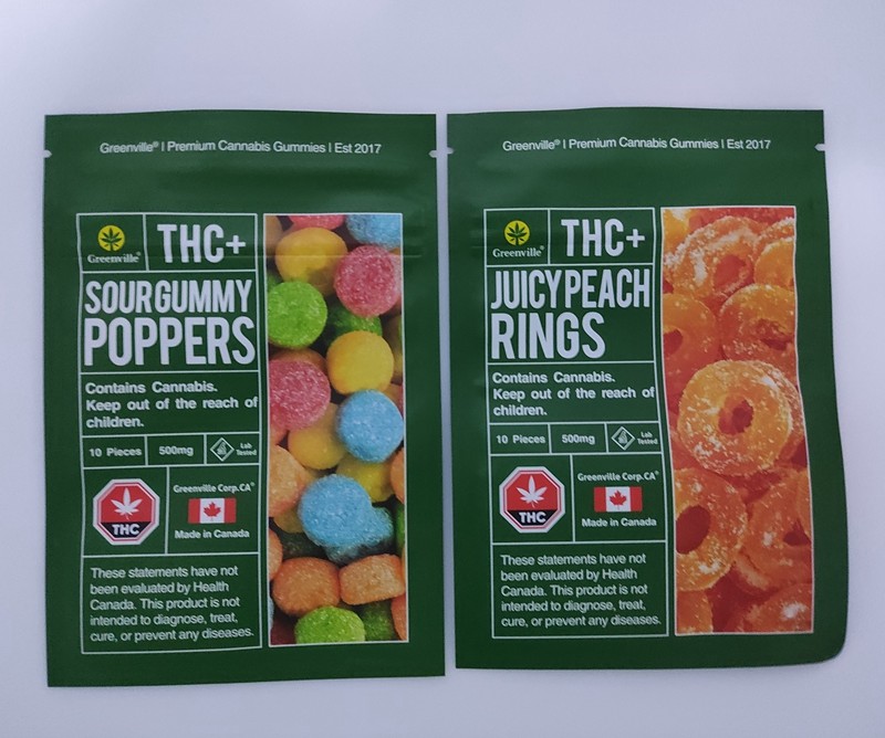 1g 4g 7g 10g Aluminum Foil Buddies Packaging Bag CBD gummies pouch delta 8 smell proof bag With Zipper