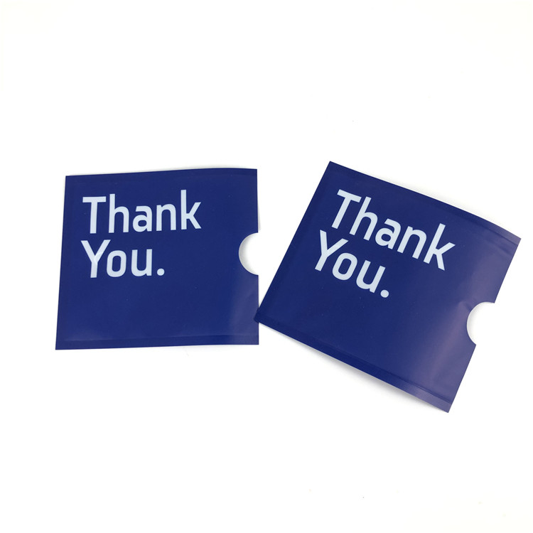 Wholesale Printing Custom Shape Plastic Matte Opp Heat Sealing Custom Insert Card Mylar Packaging Bags