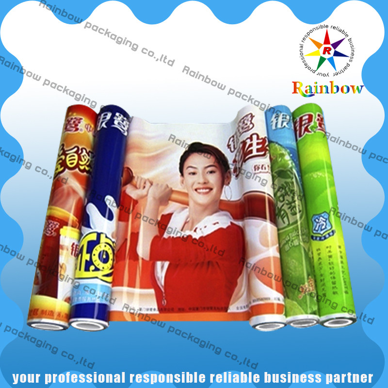 Colorful Printed Custom Material Composite Plastic Roll Food Packaging Films