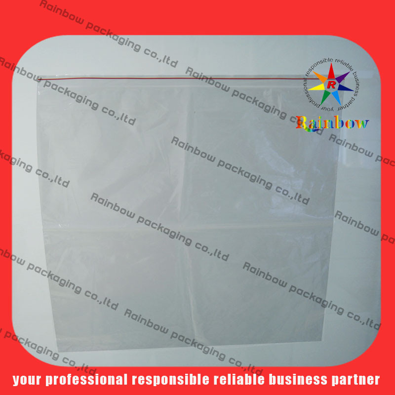 Colored Printing Personalized PET / VMPET / PE Plastic Transparent Grip Seal Bag