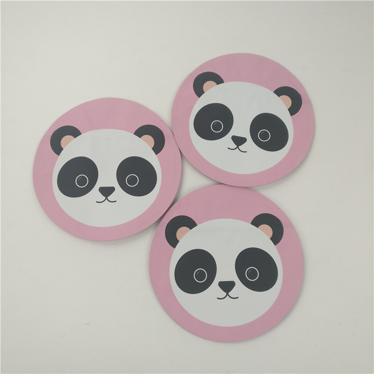 3.5 Gram Round Mylar Bag Cbd Weed Hemp VMPET With Childproof Ziplock