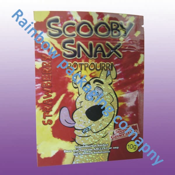 k Herbal Incense Packaging , Customized Colorful Printing Zip Plastic Bags