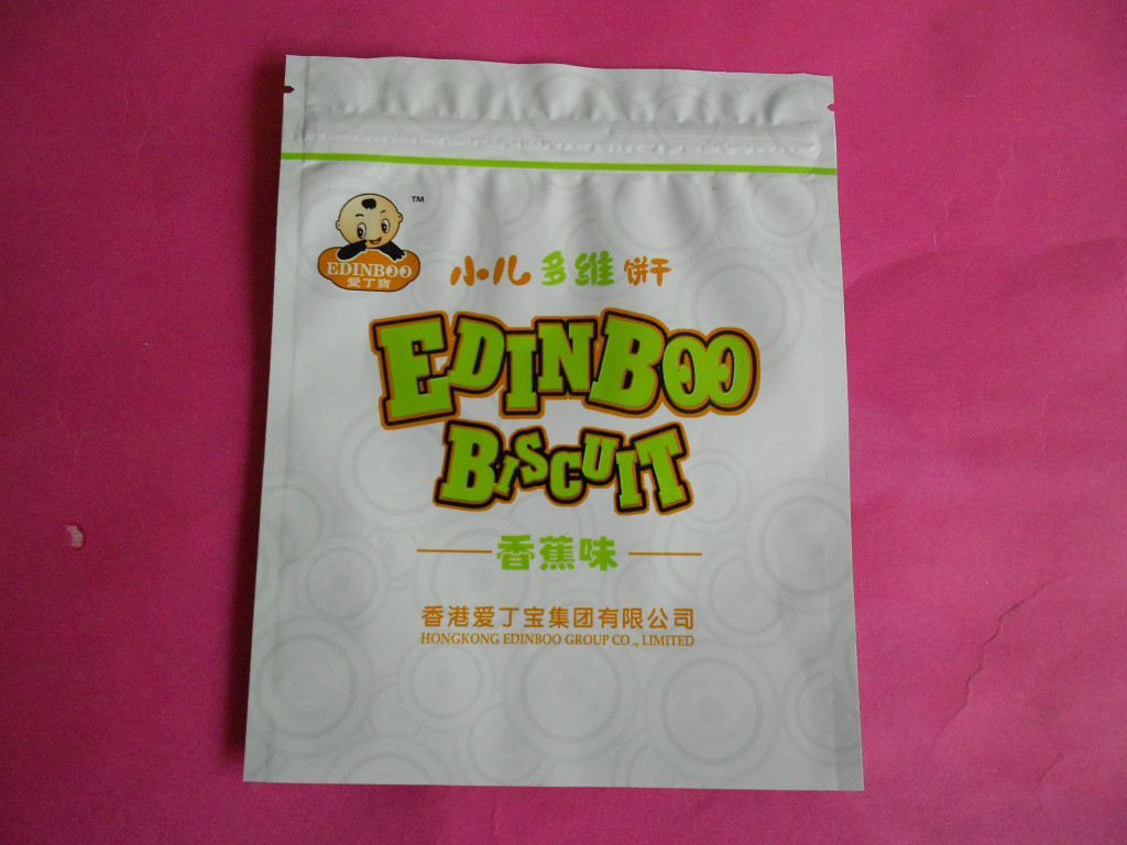 Shaped  Side - Seal Gusset  Cookies / Snack Bag Packaging