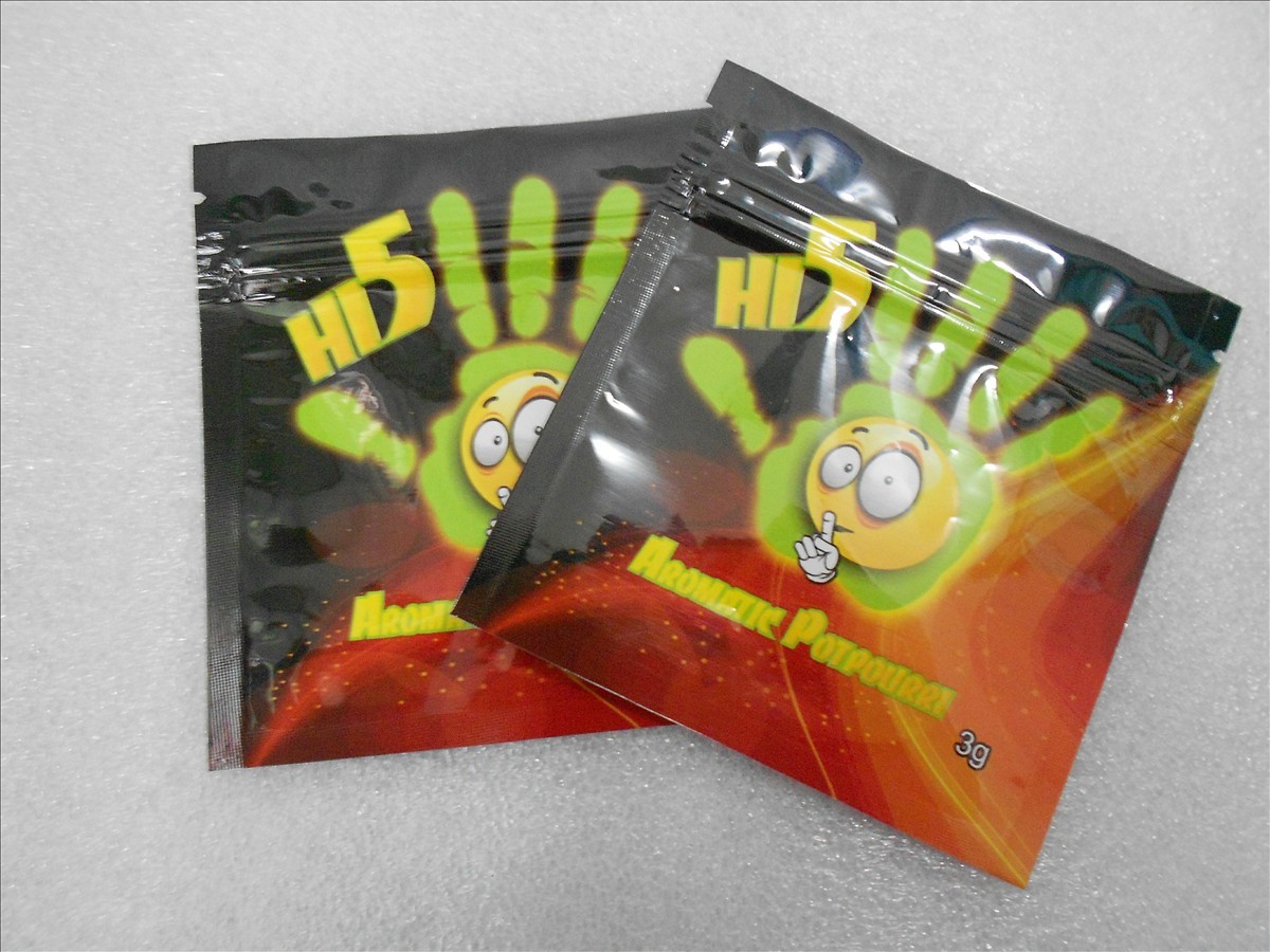 Water - Proof PET + VMPET + PE Herbal Incense Packaging Bags