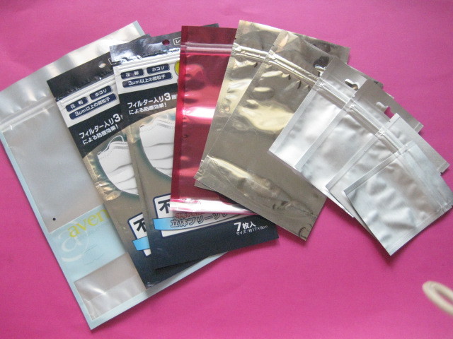 120 mic Three Side Sealed Snack Bag Packaging with Zip Top with Gravure Trap Printed