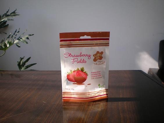 130mic PET / AL / NY / PE Stand up Bottom Gusset Bags with Gravure Trap Printed