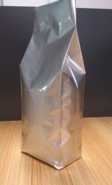 Recycled Aluminum Plastic Pouches Packaging , Silver Plant Seed Packaging Bag