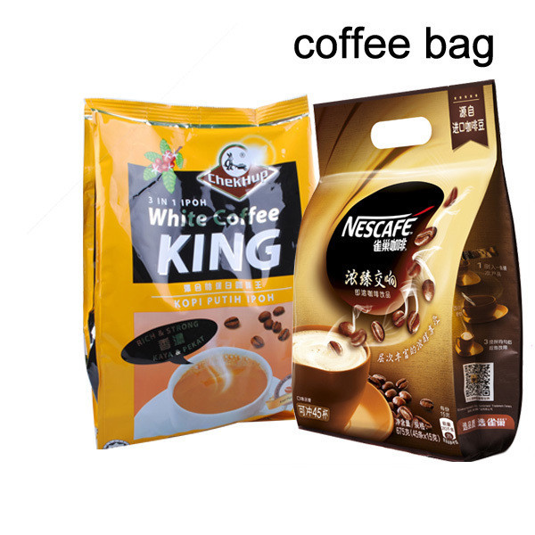 Recyclable Coffee Packaging Pouches Custom Printing With Handle Hole