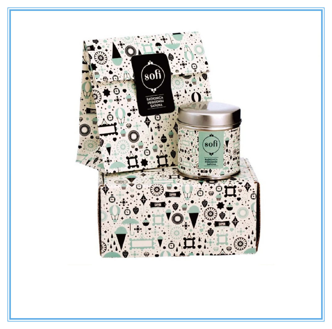 Fashion Foldable Paper Box Packaging For Soap / Jewelry With Lid