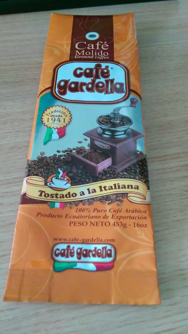 Custom Printed Plastic Pouches Packaging , Zipper Coffee Bean Packaging